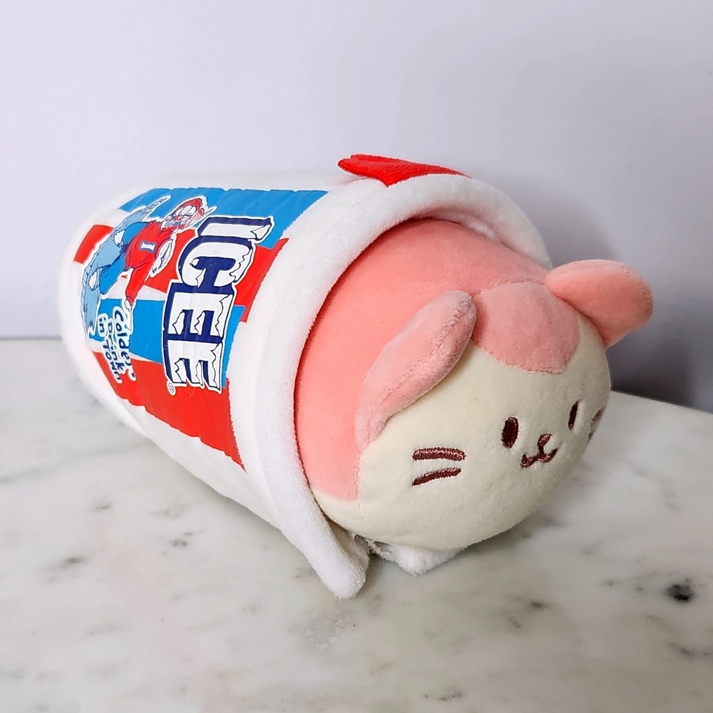 ICEE Plush Toy Collectible Plush Cup Kitticup Coosy Coozie Anirollz Cat in Cup